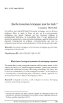 Quelle &eacute;conomie &eacute;cologique pour les Suds&nbsp;?