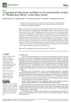 Geographical indications and risks of unsustainability linked to disaffection effects in the dairy sector
