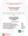 Evaluation des d&eacute;terminants de la comp&eacute;titivit&eacute; du secteur agricole libanais : &eacute;tude de la fili&egrave;re pommes