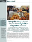 Les syst&egrave;mes agricoles et alimentaires maghr&eacute;bins &agrave; l'&eacute;preuve des crises
