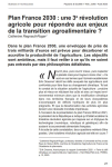 Plan France 2030&nbsp;: une 3e&nbsp;r&eacute;volution agricole pour r&eacute;pondre aux enjeux de la transition agroalimentaire&nbsp;?