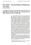 Pac 2027&nbsp;: les premi&egrave;res r&eacute;flexions du Copa