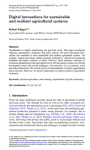 Digital innovations for&nbsp;sustainable and&nbsp;resilient agricultural systems