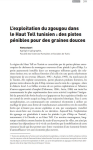 L'exploitation du zgougou dans le Haut Tell tunisien&nbsp;: des pistes p&eacute;nibles pour des graines douces