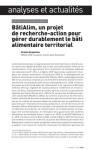 B&acirc;tiAlim, un projet de recherche-action pour g&eacute;rer durablement le b&acirc;ti alimentaire territorial