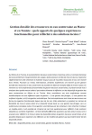 Gestion durable des ressources en eau souterraine au Maroc et en Tunisie : quels apports de quelques exp&eacute;riences fonctionnelles pour r&eacute;fl&eacute;chir &agrave; des solutions locales ?