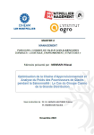 Optimisation de la cha&icirc;ne d'approvisionnement et analyse du poids des fournisseurs de glaces pendant la saisonnalit&eacute; : le cas du groupe Casino de la grande distribution