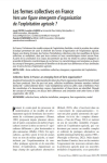 Les fermes collectives en France&nbsp;: vers une figure &eacute;mergente d'organisation de l'exploitation agricole&nbsp;?