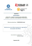 Etat des lieux de la fili&egrave;re brassicole bio r&eacute;gionale et structuration des fili&egrave;res
