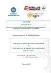 Analyse de la performance des sous-traitants et optimisation de la chaine dapprovisionnement : cas de Lesieur