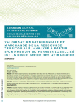Valorisation patrimoniale et marchande de la ressource territoriale - Analyse &agrave; partir d'un produit du terroir labellis&eacute; IG : la figue s&egrave;che des At Maouche