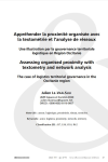 Appr&eacute;hender la proximit&eacute; organis&eacute;e avec la textom&eacute;trie et l'analyse de r&eacute;seaux. Une illustration par la gouvernance territoriale logistique en R&eacute;gion Occitanie