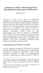 Agriculture et climat : liaisons dangereuses donc priorit&eacute;s d'action pour la M&eacute;diterran&eacute;e