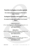 Transition &eacute;cologique et justice spatiale. Une analyse par les financements publics dans la r&eacute;gion Occitanie