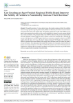 Can creating an agro-product regional public brand Improve the ability of farmers to sustainably increase their revenue?