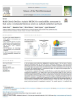 Multi-Criteria Decision Analysis (MCDA) for sustainability assessment in food sector. A systematic literature review on methods, indicators and tools