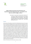 Grille danalyse des facteurs de performance des organisations de d&eacute;veloppement local : conception et test dans les oasis du Todgha au Maroc