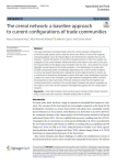 The cereal network: a baseline approach to&nbsp;current configurations of trade communities