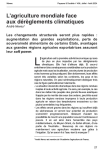 L'agriculture mondiale face aux d&eacute;r&egrave;glements climatiques