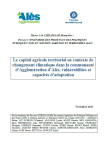 Le capital agricole territorial en contexte de changement climatique dans la communaut&eacute; dAgglom&eacute;ration dAl&egrave;s, vuln&eacute;rabilit&eacute;s et capacit&eacute;s dadaptation
