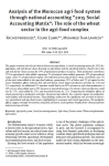 Analysis of the Moroccan agri-food system through national accounting 2015 Social Accounting Matrix: the role of the wheat sector in the agri-food complex