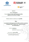 Le potentiel de d&eacute;veloppement de la fili&egrave;re c&eacute;r&eacute;ales secondaires biologiques dans la r&eacute;gion Aura