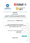 Analyse organisationnelle des plateformes agroalimentaires num&eacute;riques pour la promotion dun approvisionnement sain et local