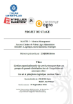 Gestion organisationnelle du service transport dans un groupe de grande distribution lors de lacquisition de nouveaux sites