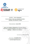 Analyse des strat&eacute;gies d'int&eacute;gration de nouveaux points de vente dans la grande distribution et leur impact sur la cha&icirc;ne logistique