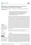 Legal barriers in sustainable agriculture: valorization of agri-food waste and pesticide use reduction