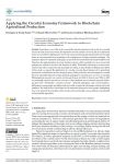 Applying the circular economy framework to blockchain agricultural production