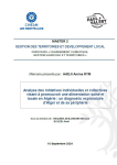 Analyse des initiatives individuelles et collectives visant &agrave; promouvoir une alimentation saine et locale en Alg&eacute;rie