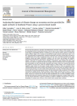 Analyzing the impacts of climate change on ecosystem services provided by apple orchards in Southeast France using a process-based model