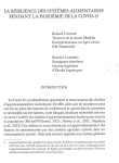 La r&eacute;silience des syst&egrave;mes alimentaires pendant la pand&eacute;mie de la Covid-19
