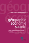 G&eacute;ographie, Economie, Soci&eacute;t&eacute;, vol. 26, n. 2-3 - Avril-Septembre 2024 - Comment appr&eacute;hender les transitions soutenables des territoires ?