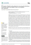 An analytic model for quantitatively assessing the resilience level of an agri-food supply chain: development and validation