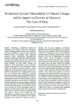 Production system vulnerability to climate change and its impact on poverty in Morocco: the case of Sa&iuml;ss