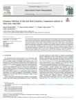 Economic efficiency of drip and flood irrigation. Comparative analysis at farm scale using DEA