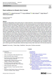 Farm resilience to climatic risk. A review