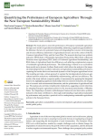 Quantifying the performance of European agriculture through the new European sustainability model