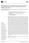 Early-stage impacts of irrigated conservation agriculture on soil physical properties and crop performance in a French Mediterranean system