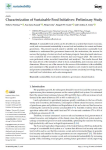 Characterization of sustainable food initiatives: preliminary study