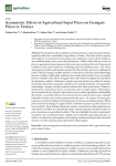 Asymmetric effects of agricultural input prices on farmgate prices in T&uuml;rkiye
