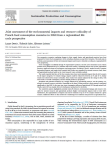 Joint assessment of the environmental impacts and resource criticality of French food consumption scenarios in 2050 from a regionalised life cycle perspective