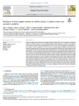 Resilience of food supply systems to sudden shocks: a global review and narrative synthesis