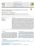 Change in dietary pattern of agri commodities in the past six decades: time-varying VAR approach