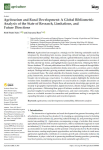 Agritourism and rural development: a global bibliometric analysis of the state of research, limitations, and future directions