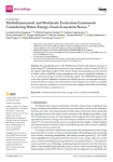 Multidimensional and multiscale evaluation framework considering Water-Energy-Food-Ecosystem Nexus