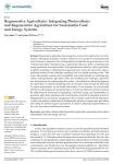 Regenerative agrivoltaics: integrating photovoltaics and regenerative agriculture for sustainable food and energy systems