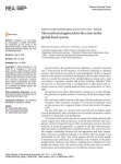 The territorial approach to the crisis in the global food system